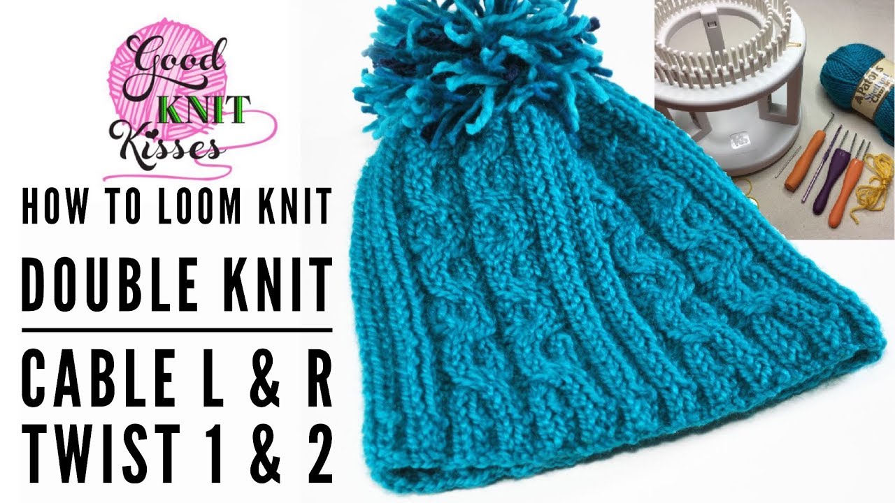 Double Loom Knit Cables | Twist 1 Left & Twist 2 Right (CC)