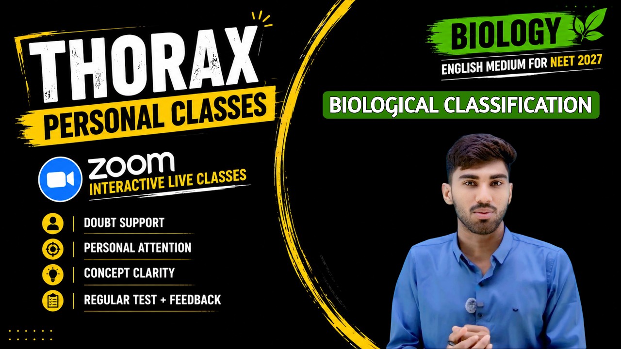 BIOLOGICAL CLASSIFICATION 02 | NEET 2027 PERSONAL ZOOM CLASS | CONCEPT+ PYQs #neet2027 #NEET #MBBS