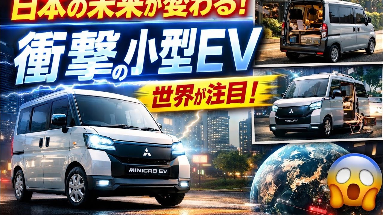 ⚡日本が本気を出した！未来の配送はこれだ｜Minicab EV コンセプトが世界を変える🚚🔋