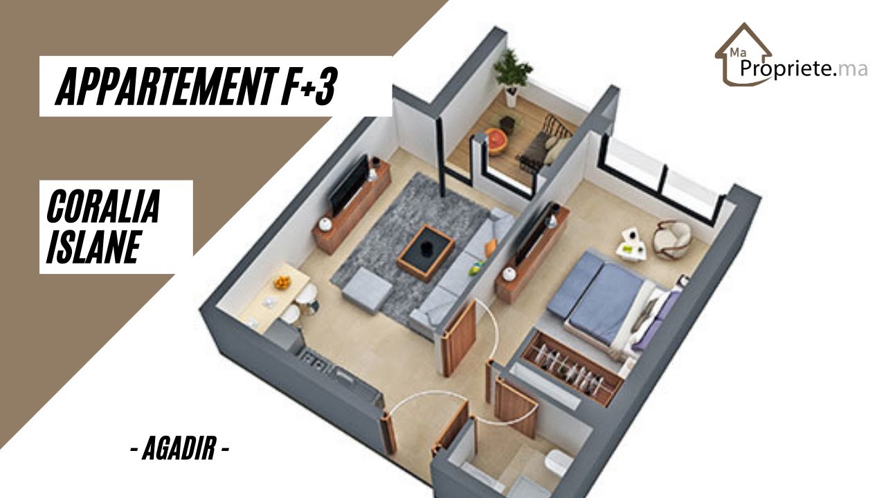 Appartement F 2-  Islane Agadir