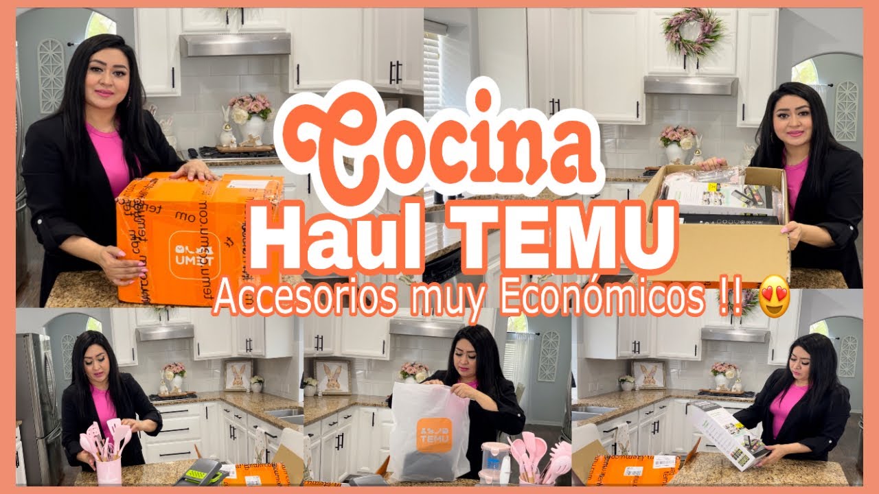 COCINA HAUL TEMU 🤗|| NUEVOS ACCESORIOS PARA COCINA 😍TEMU HAUL