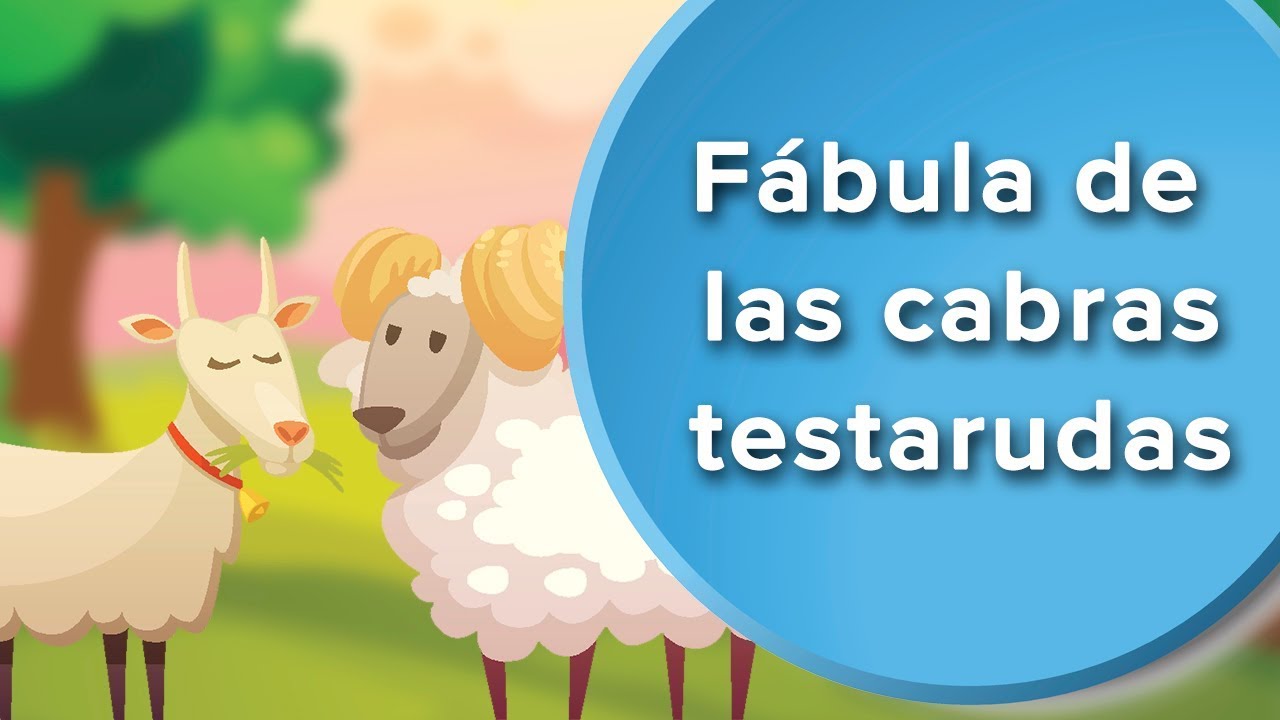 Fábula de las dos cabras | Fábula sobre la terquedad para niños