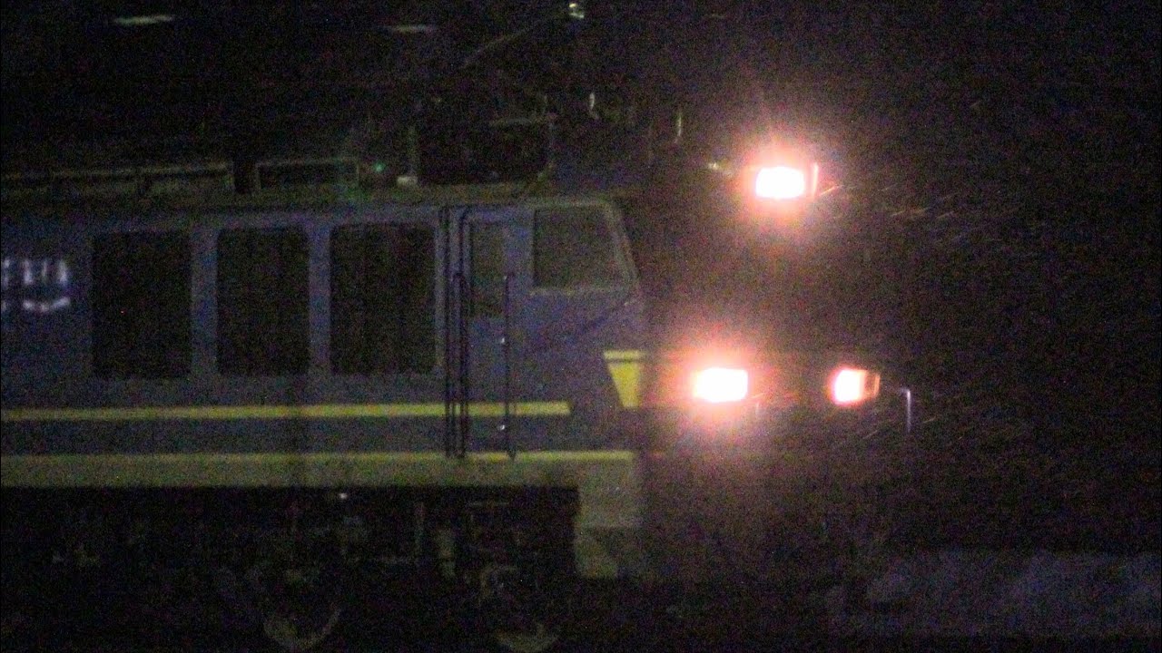 EF510-502+コキ21車南長岡入線 4071レ