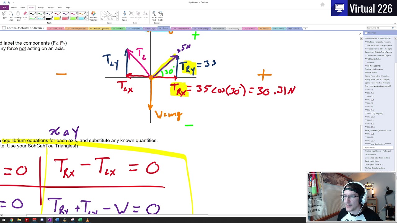 Physics Unit 6.5 - Translational Equilibrium