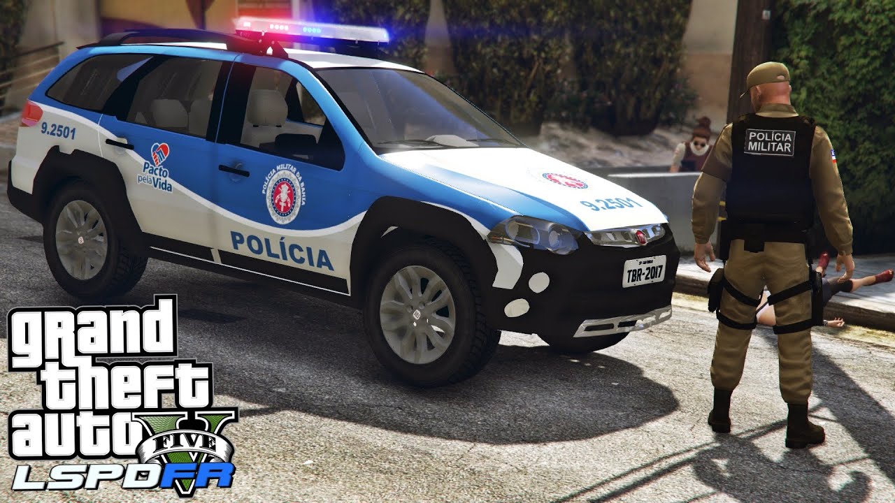 GTA V PMBA - FORAGIDO DE OUTRO ESTADO É RECAPTURADO COM VEÍCULO ROUBADO #257