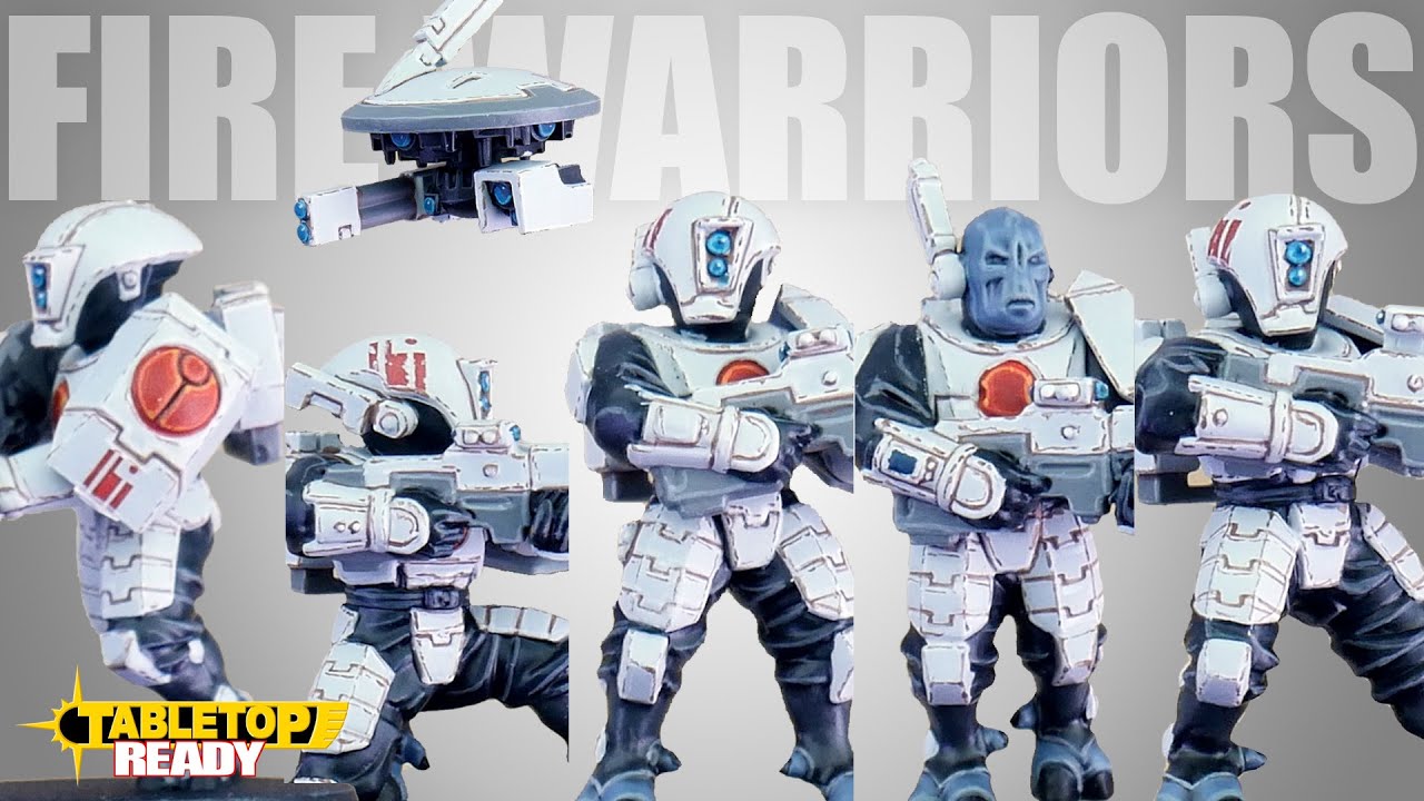 How to Paint Vior'la Sept Tau Fire Warriors