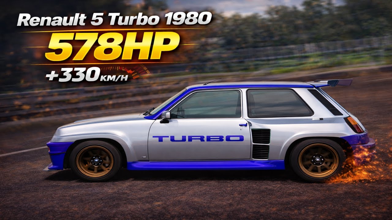 (4K) 578HP Renault Turbo 5 1980 (+330 km/h) - Forza Horizon 5