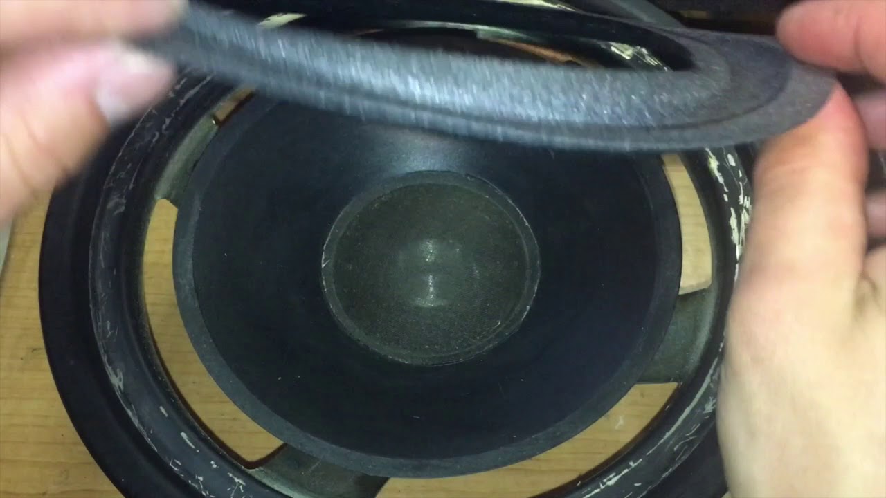 How To Replace Blown Speaker Surrounds Detailed Instructions 8 in. Boston Speaker Repair