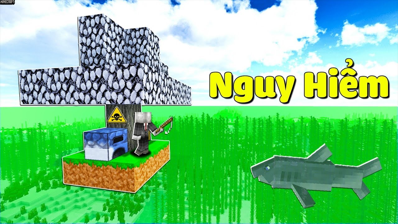 SlenderMan - 1 NGÀY SỐNG SÓT TRÊN ĐẢO HOANG BỊ NHIỄM CHẤT ĐỘC MÀU XANH NGUY HIỂM TRONG MINECRAFT