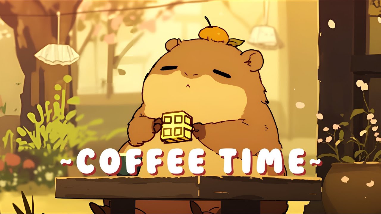 Capybara Beats & Lofi - Peaceful Music for Your Soul ~ Tranquil Mood ~ 🌸 ☕