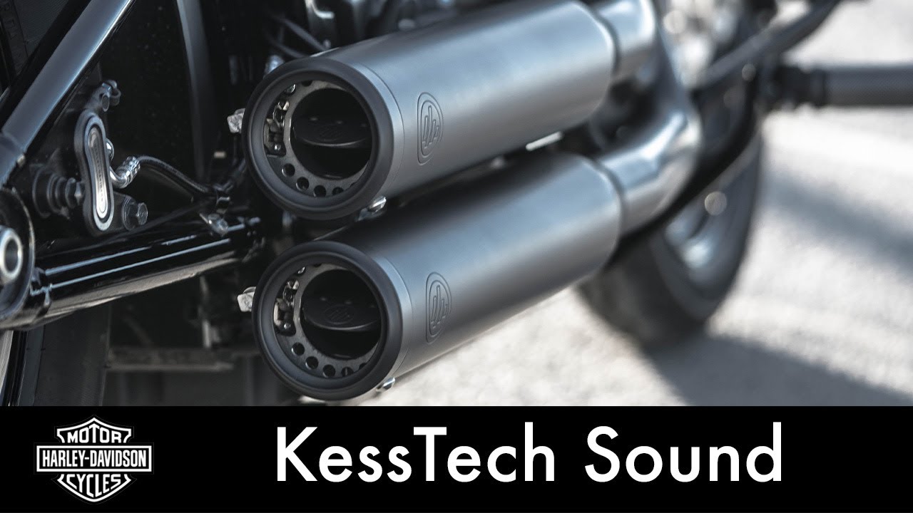 KessTech Exhaust Harley Davidson Softail Street Bob 2020 V2 Sound