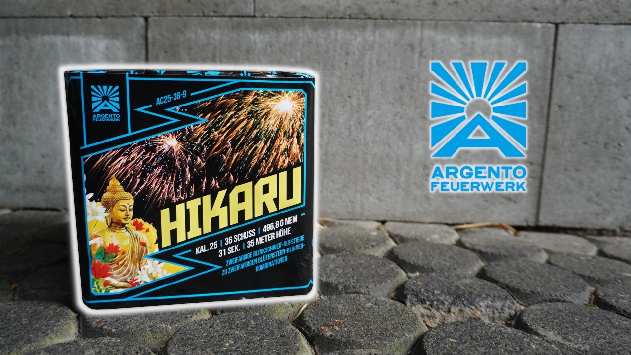 Argento Hikaru | Premium Blütenstern Batterie | 27,95€🎆
