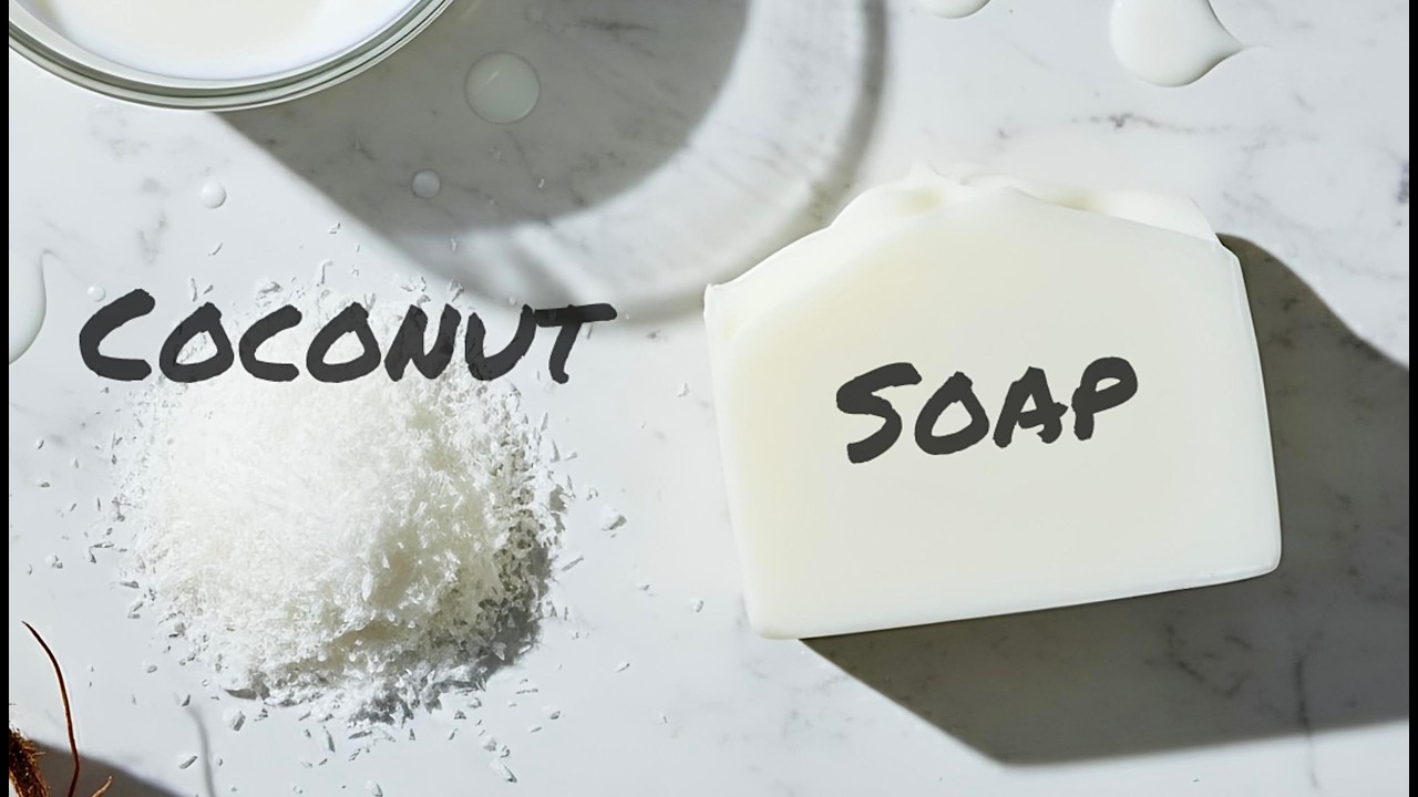 Heavy-Duty Coconut Soap Making 🥥 Easy All-Natural Cleaning Recipe