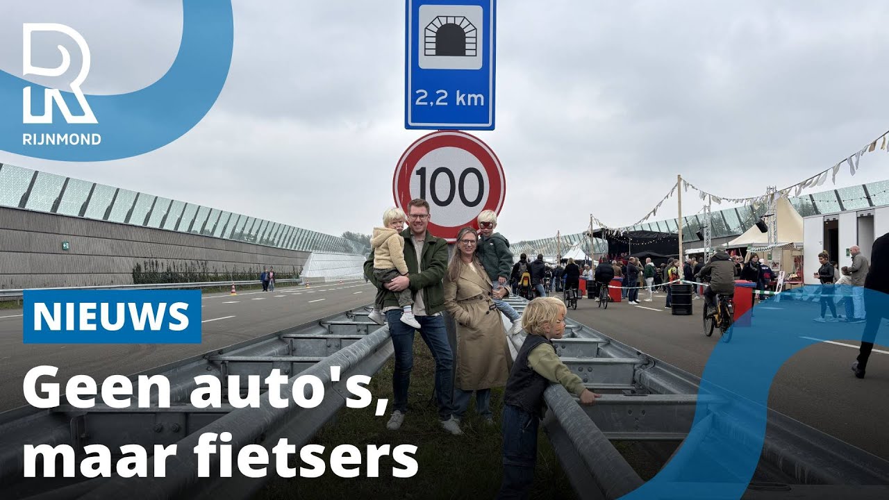 Festival op de snelweg: A16 geopend | Rijnmond