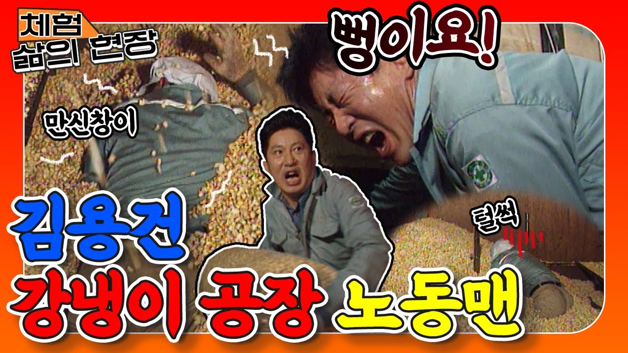 [체험 삶의 현장][노동맨 #26] 강냉이 공장에 간 김용건🔥