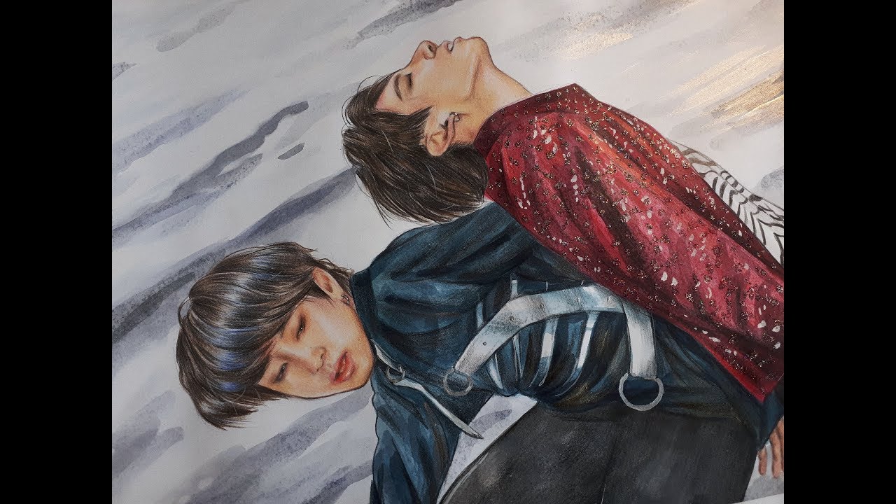 VKOOK | quick drawing by Elena Martynyuk