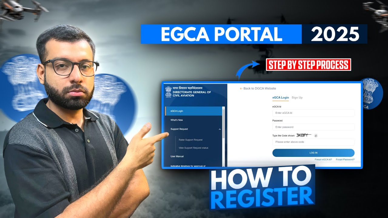 EGCA Portal Drone Registration | Step-by-Step Guide for Beginners #droneregistration 