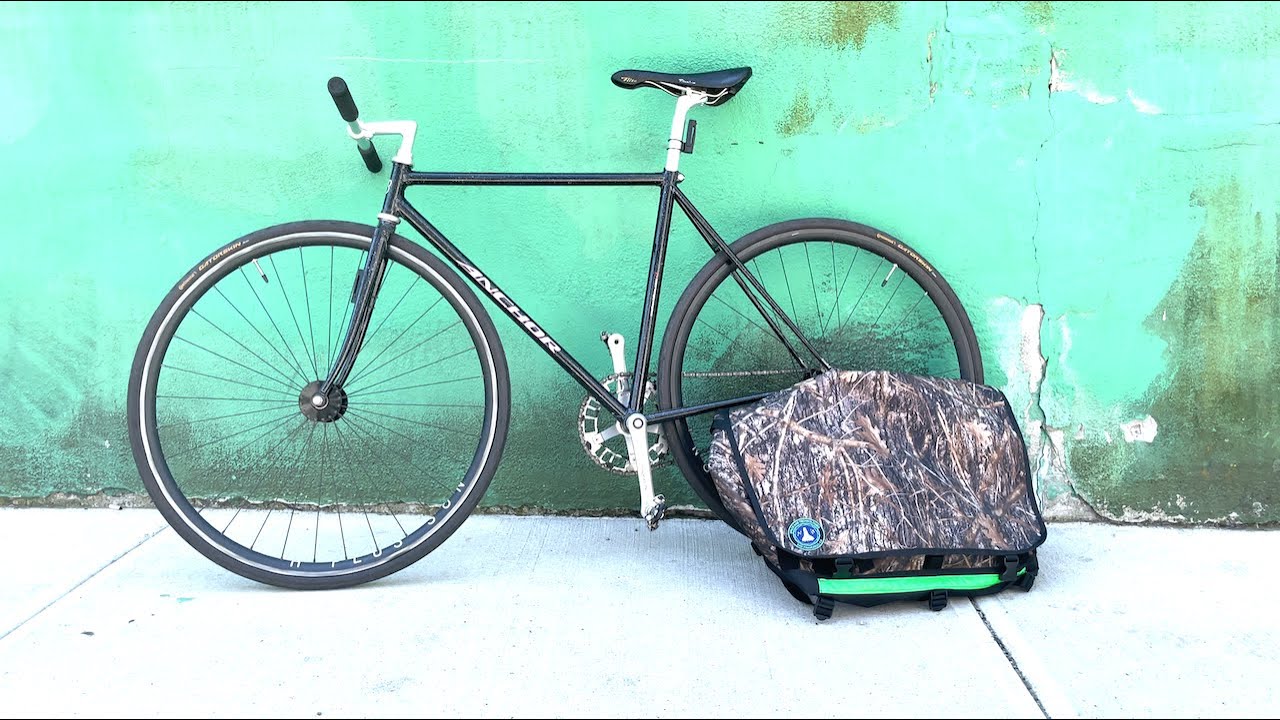 FIXED GEAR NYC | Day of deliveries and messenger sling bag review