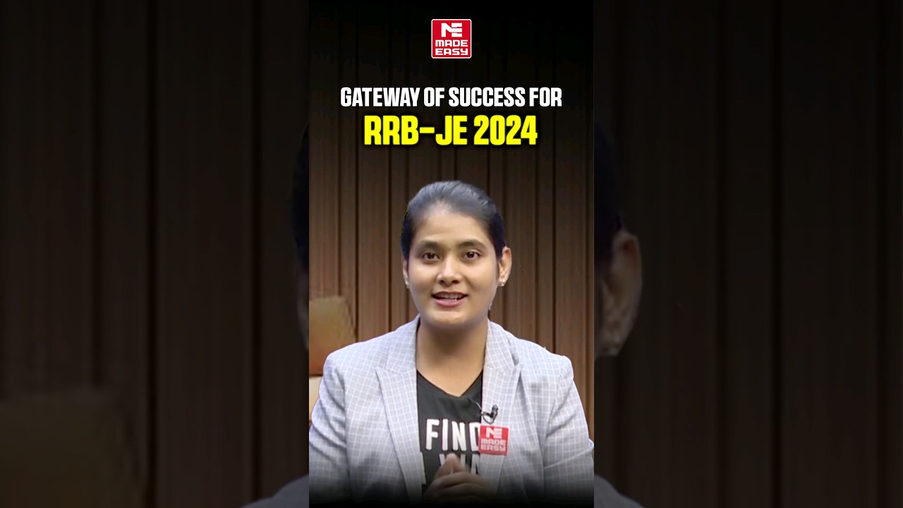 The Road to RRB-JE 2024 Success | Expert Tips and Strategies | Lamiya Ma'am | MADE EASY