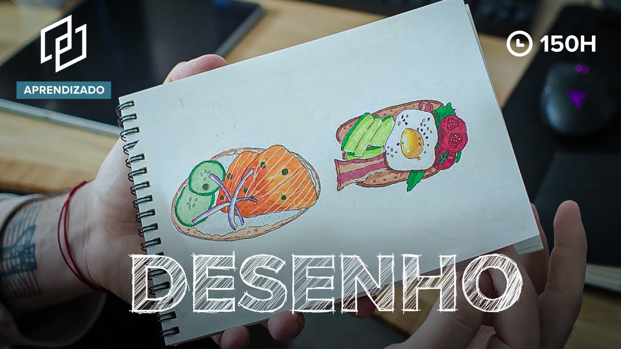 ESTUDEI DESENHO DURANTE 150 HORAS