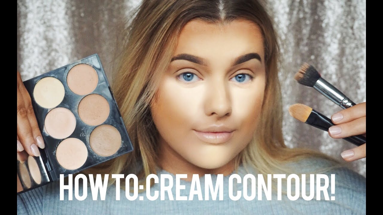 How to: Cream Contour using DRUGSTORE products! | Rachel Leary AD