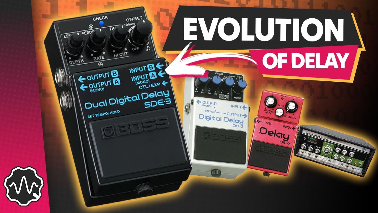 History of BOSS Delay Pedals (and more!)