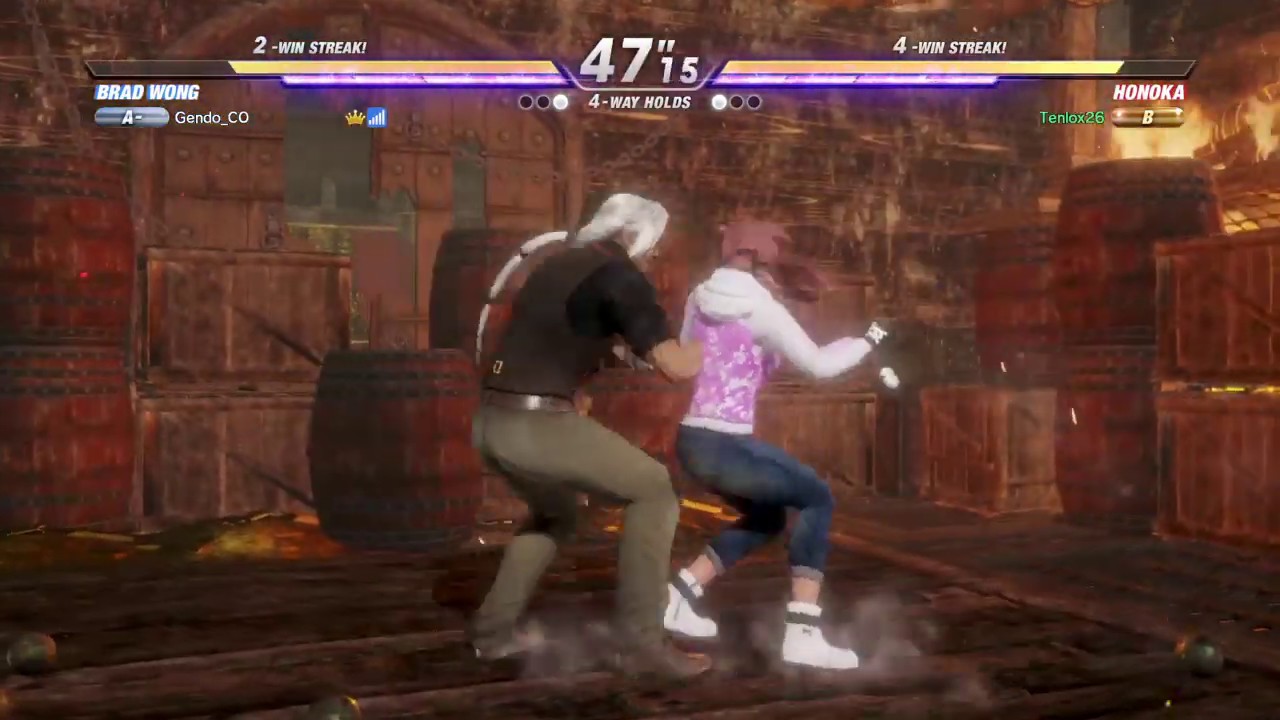 DEAD OR ALIVE 6 (Online Match) Honoka vs Brad Wong