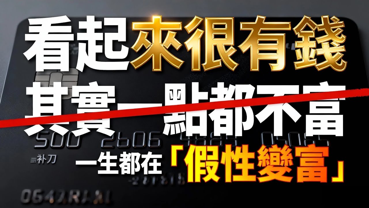 《不是窮，是被設計成一直不富》EP1｜爲什麼大多數人一生都在「假性變富」？