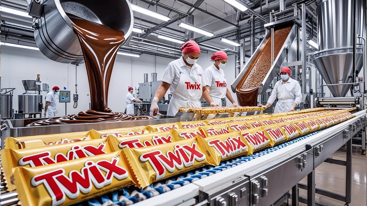 Cómo se hacen realmente los Twix? Todo es mucho más complicado de lo que parece 🍫.