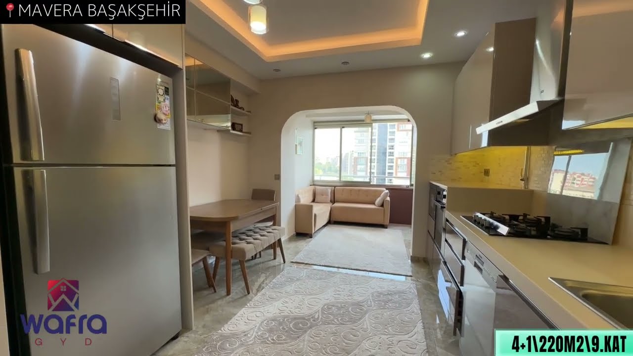 📍 MAVERA BASAKSEHİR FULL TADİLATLI 4+1 SATILIK DAİRE