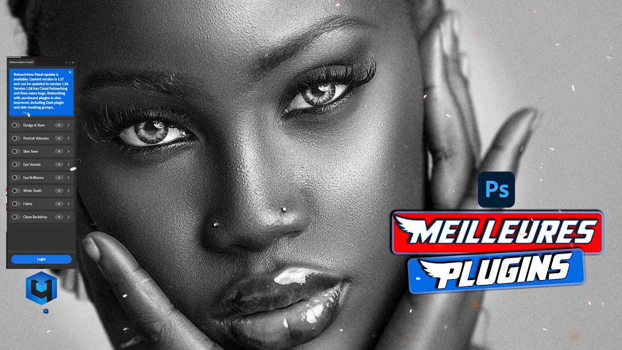 Les Meilleurs Plugins Pour la RETOUCHE PHOTO🔥  [TUTO PHOTOSHOP]