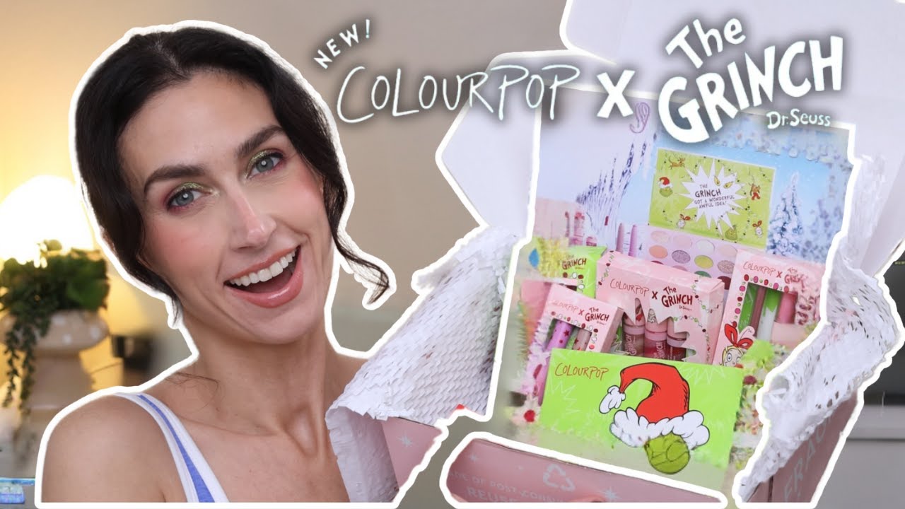 НОВАЯ КОЛЛЕКЦИЯ COLOURPOP X THE GRINCH! 💚 | Демонстрация, крупные планы и образцы