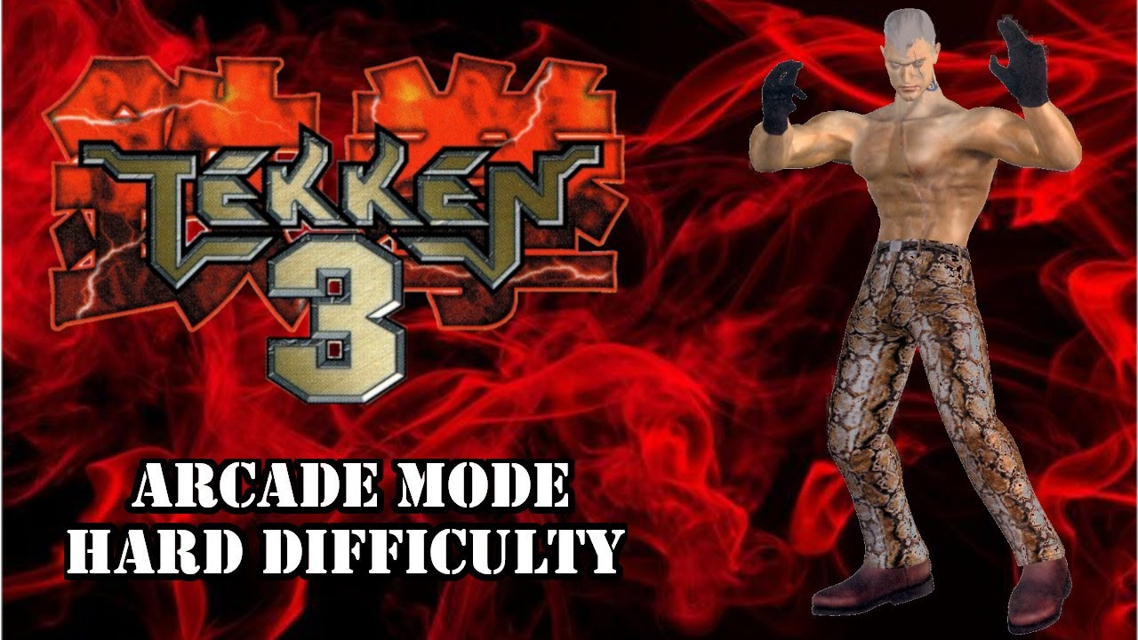 Tekken 3 Arcade Mode | Bryan Fury | Hard Difficulty (3 Rounds)