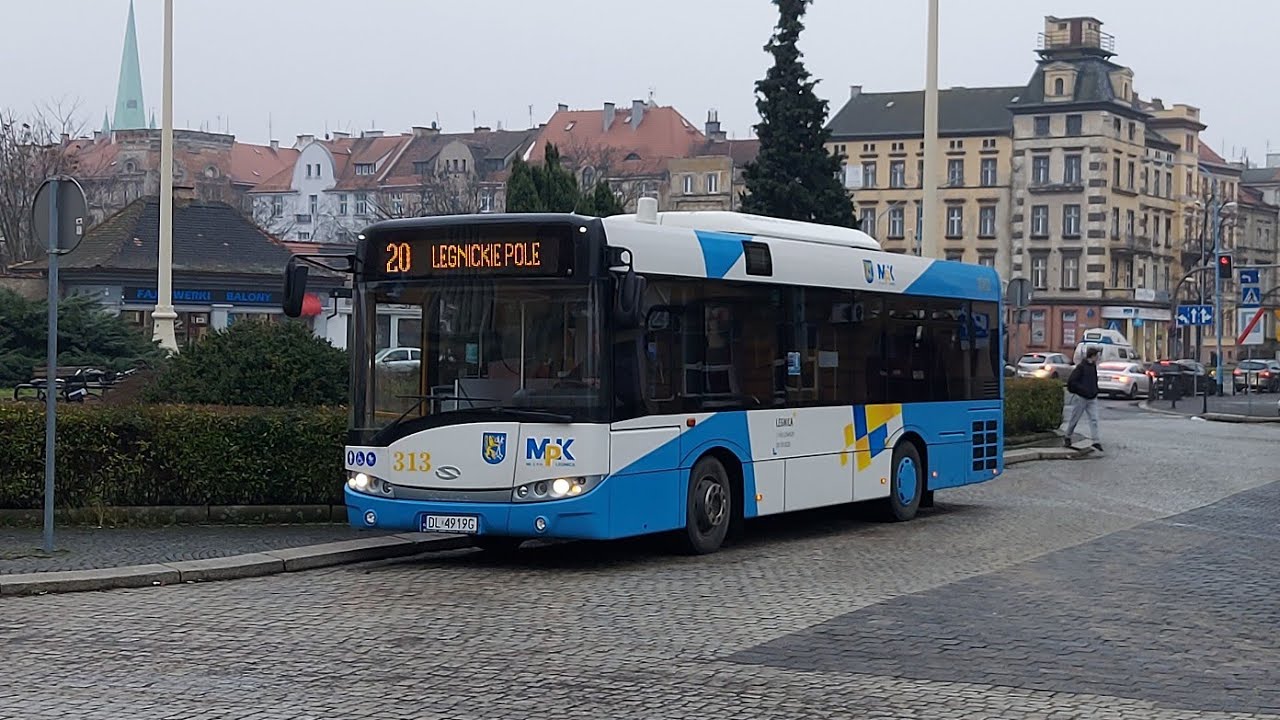 [🇵🇱PL] MPK Legnica - Solaris Urbino 8.9 III LE #313 - [🚍20➡️LEGNICKIE POLE]