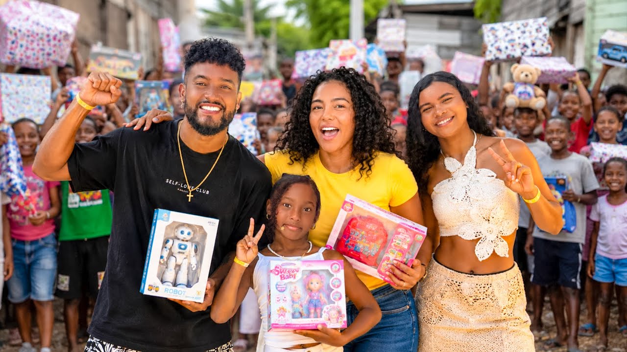 Dimos regalos a los niños más pobres de Cartagena 🚗⚽️🧸🥰