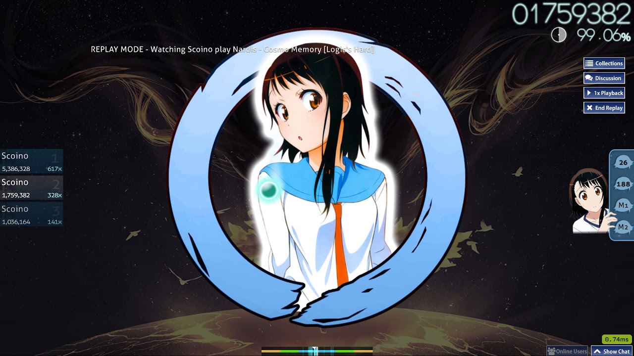 Osu! Cosmo Memory [Logic's Hard] 98.58%