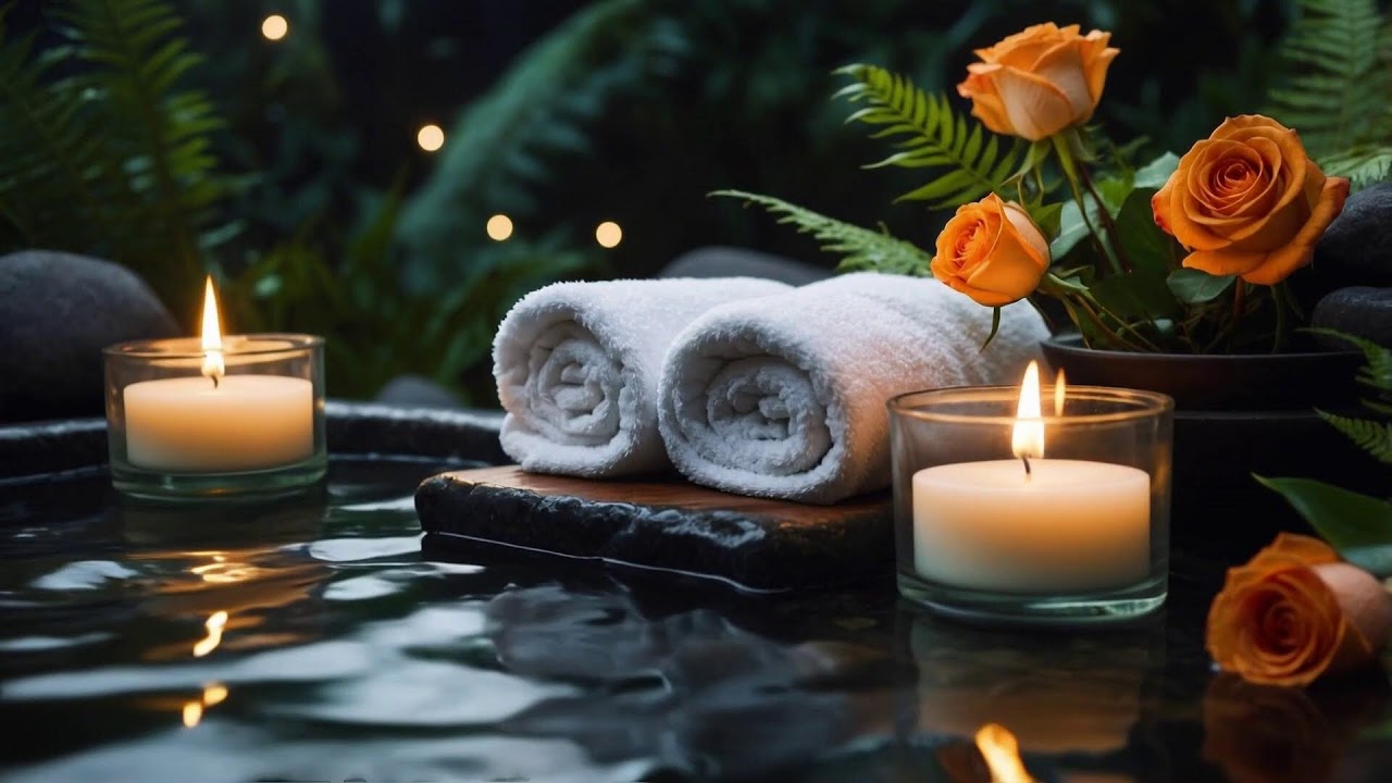 Relaxing Spa Music 🌺 Calm Your Mind Instantly, Release Stress, Insomnia Healing Piano Music 35
