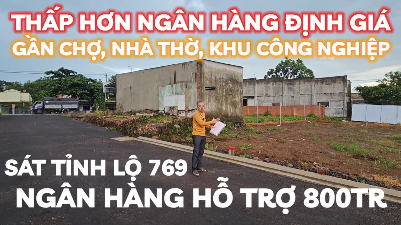 350tr mua được đất full thổ cư 5x23 sát tỉnh lộ 769 gần ngã 4 Dầu Giây cách sân bay Long Thành 15km