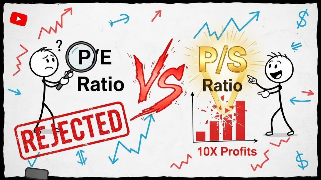 Коэффициент P/E против коэффициента PS | Прекратите использовать неправильный показатель!