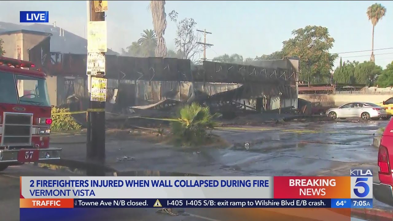 2 firefighters injured in Vermont Vista building collapse