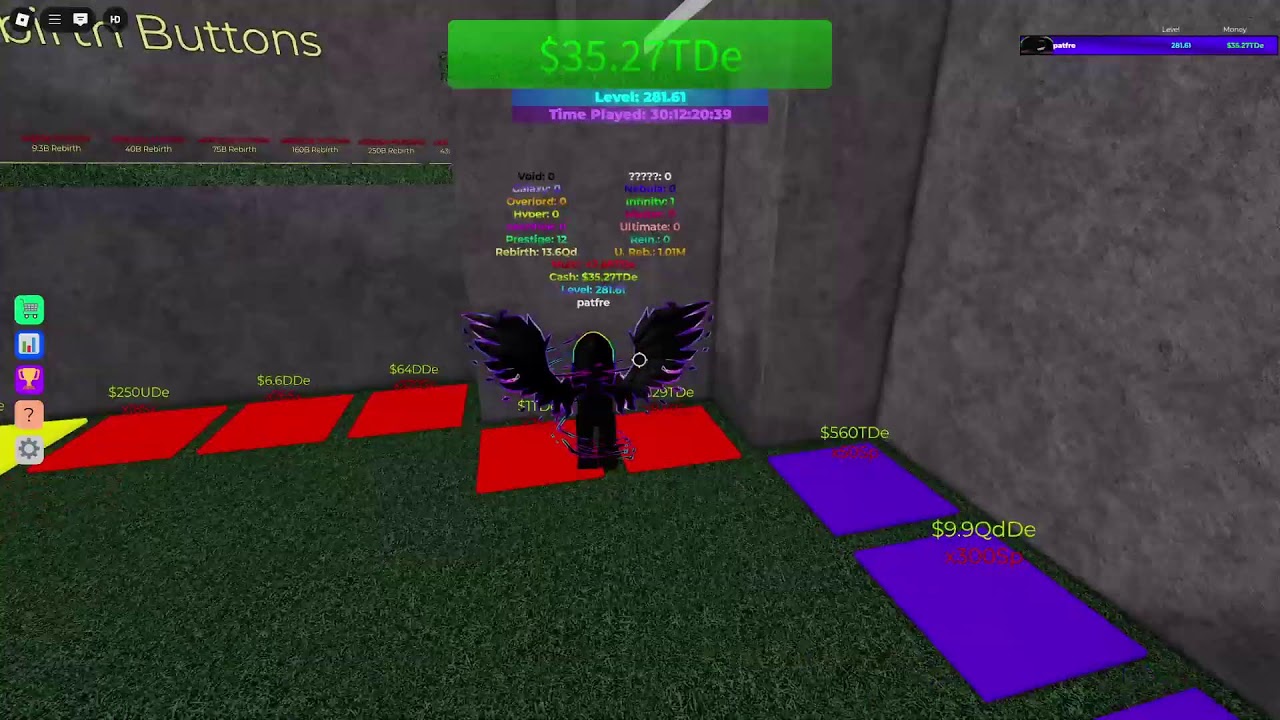 Button Simulator Galaxy (Roblox) No commentary. To Infinity and beyond!