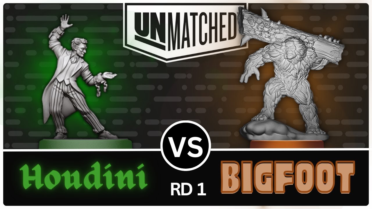 Гудини против Бигфута! (Непревзойденный турнир — Раунд 1)