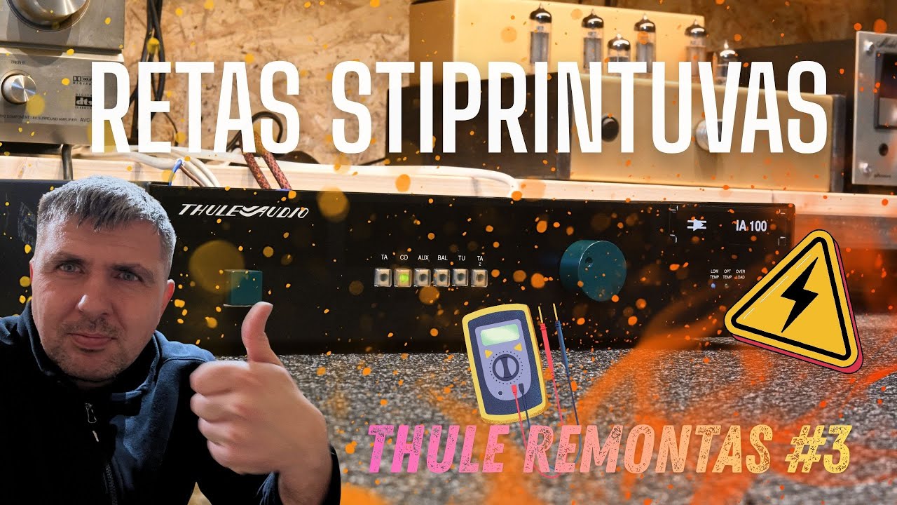 RETAS HiFi STIPRINTUVAS THULE IA100  UŽGROJO PO REMONTO #3