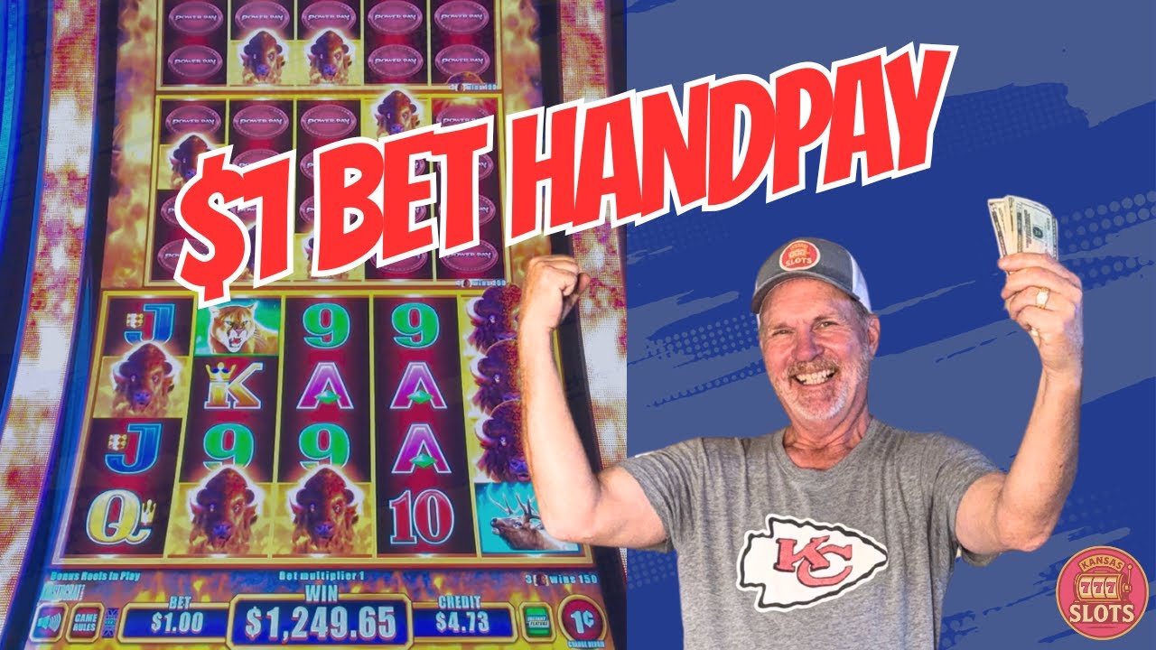 Джекпот HandPay в размере $1 на Buffalo Power Pay! (373 мегабесплатные игры)