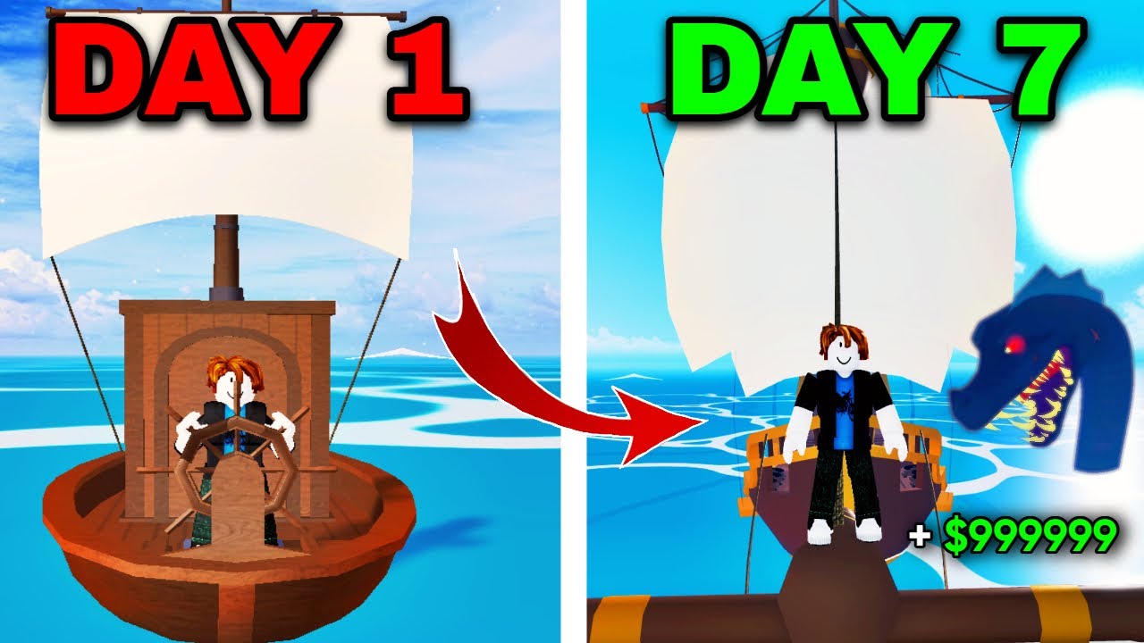 I Spent 7 Days Doing Sea Events In Blox Fruits