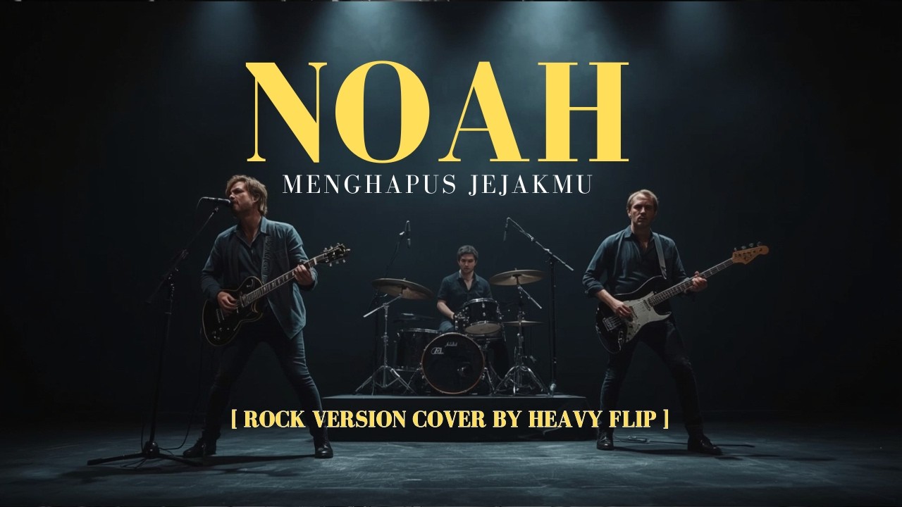 Menghapus Jejakmu - NOAH | COVER ROCK VERSION by Heavy Flip (Lyrics)