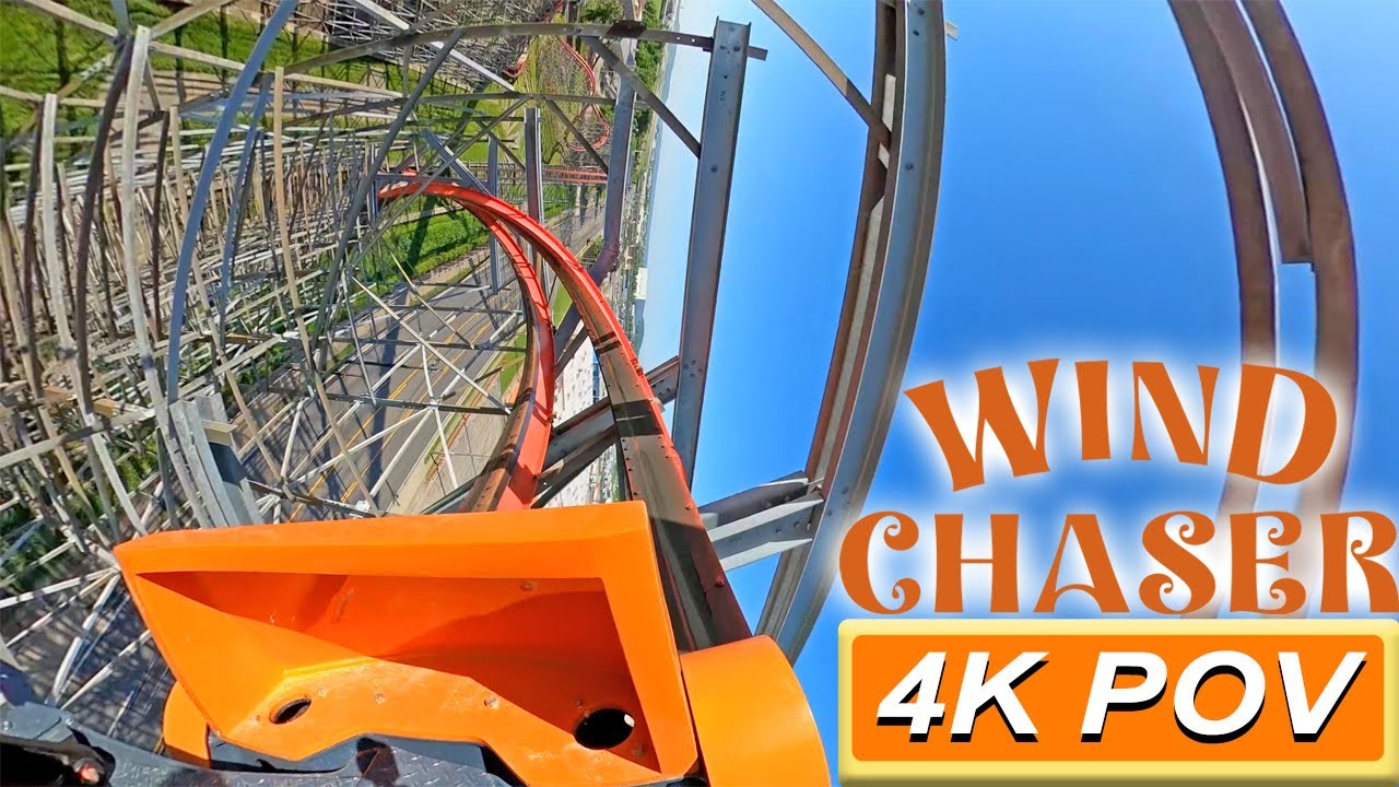 Wind Chaser (4K Front Seat POV)- Kentucky Kingdom, Louisville, KY