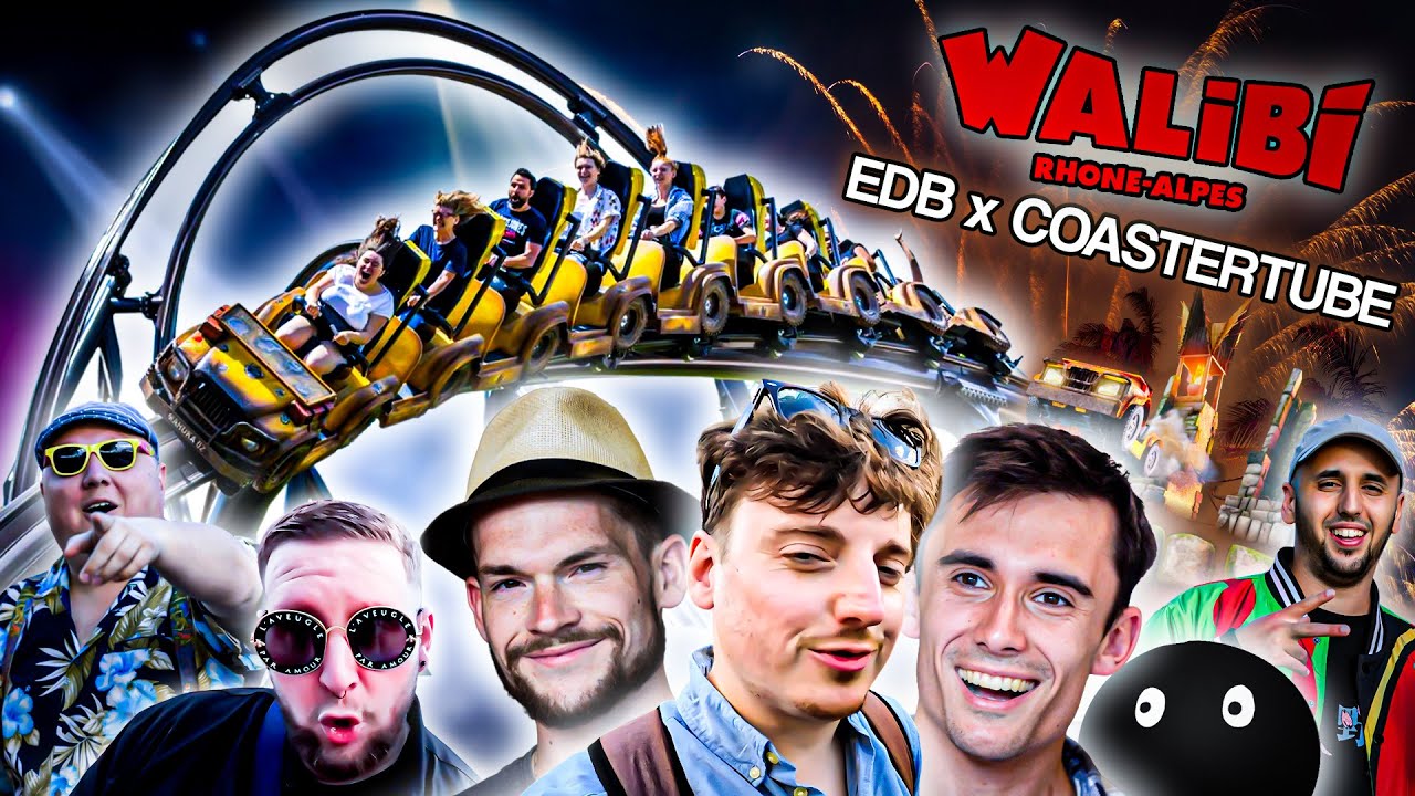 Soirée PRIVÉE à Walibi Rhône Alpes de @EDBattraction X @coastertube (c'était le FEUU !)