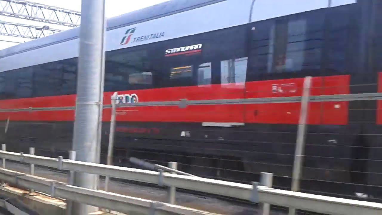 Llegando a Napoles en tren