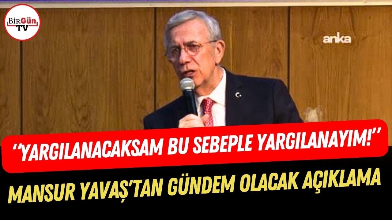 Mansur Yavaş'tan gündem olacak açıklama: 